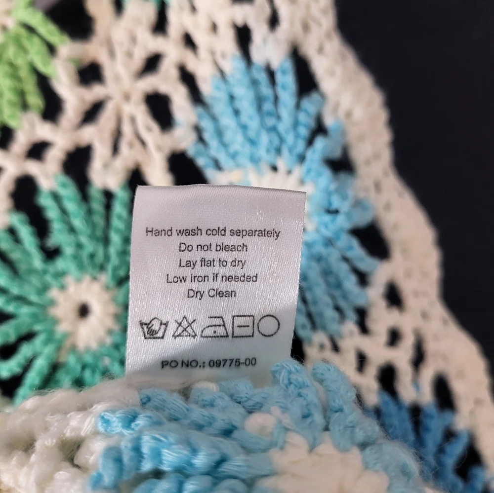 Show Me Your Mumu Vacay Tank Floral Crochet Maxi Dress Cover Up - Picture 8 of 8